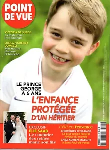 Französisches Magazin 2019: Prinz GEORGE VON CAMBRIDGE_VICTORIA von SCHWEDEN (KOSTENLOSER Versand - Bild 1 von 1