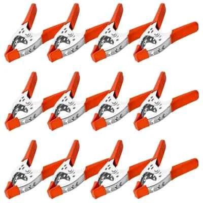 4/8/12/24 Lot 6"  Inch Clamp Large Heavy Duty Spring Metal 2.5" Inch Jaw Opening - Image 1 of 4