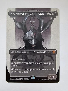 Sheoldred, the Apocalypse Fullart Phyrexia: All Will Be One Extras english Magic - Bild 1 von 2