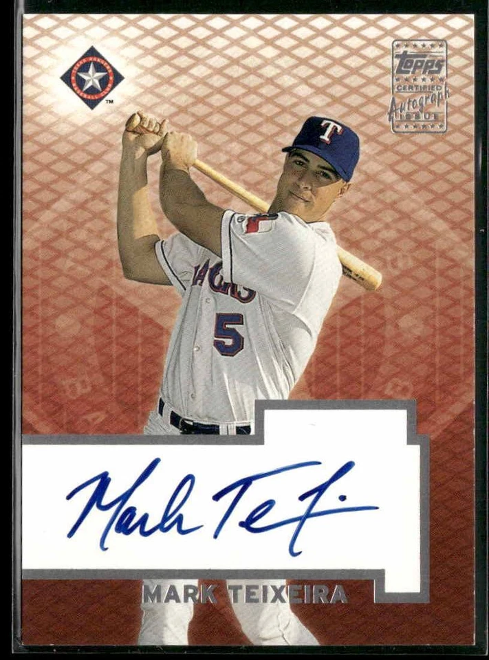 2003 Topps #TA-MTE Mark Teixeira Autographs - Image 1 of 2