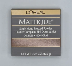 L'Oréal Mattique Softly Matte Pressed Powder .23 Oz - BRO - Picture 1 of 1