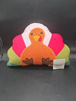 TURKEY Decorative Pillow Target Bullseye Playground Thanksgiving 2024 - Image 1 of 3