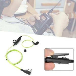 2 Pin Earphone PTT Mic 2 Way Noodle Headphone Cord for Kenwood Baofeng - Zdjęcie 1 z 16