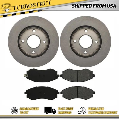 Комплект передних центральных оригинальных тормозных колодок и роторов для INFINITI G20 INFINITI 1991-1996 - Изображение 1 из 4