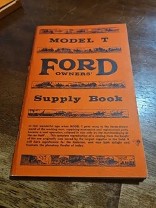 FORD MODEL T OWNERS SUPPLY BOOK Reprinted In 1959 1 Dan Post Vintage - Picture 1 of 10