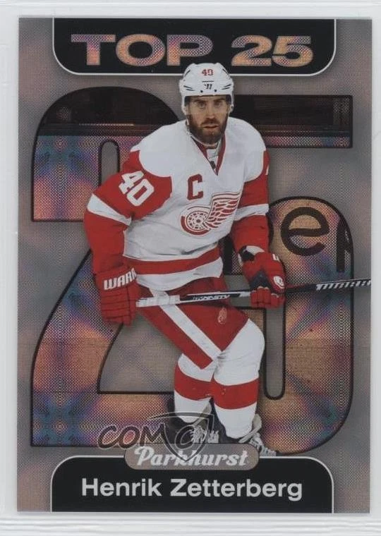 2016-17 Upper Deck Parkhurst Top 25 Henrik Zetterberg #TOP2 - Image 1 of 2