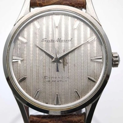 Reloj SEIKO Marvel/19 Jewels J14010 caja plateada tamaño 35 mm usado #91023 Foto 1 de 4