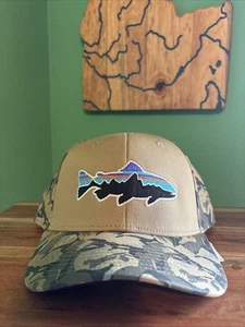 Patagonia Fitz Roy Trout Camo Roger That Hat SP14 - Picture 1 of 5