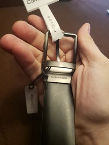 Calvin Klein Herren Wendegürtel mit Drehschnalle - S: M - Farbe: Schwarz/Braun 34-36 - Bild 1 von 19