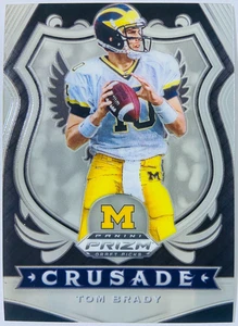 Tom Brady - Michigan 2020 Panini Prizm Draft Picks Crusade #100 - Bild 1 von 2