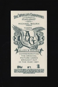 2012 Topps Allen & Ginter Mini NNO #76 Michael Bourn Print/50 - Picture 1 of 2