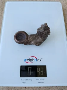 Räucherwerk Gusseisen Brenner Buddah 3" Länge x 1,5" x 2" Höhe ca. - Bild 1 von 23