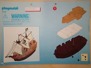 Playmobil Bauanleitung 5135 Piratenschiff , A4 , 16 Seiten - Bild 1 von 1