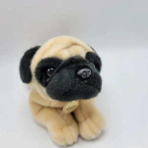 Miyoni Aurora Plush Pug Puppy Dog Animal Lover Stuffed Animal Toy 2018 10" - Picture 1 of 8
