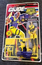 gi joe dr mindbender mint on damaged card