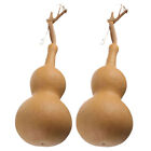  2pcs Krbisskulptur natrlicher Krbis -Figur Home Gourd Ornament Chinesische