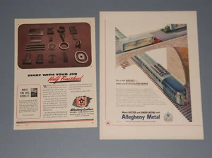 9 1934-1945 ALLEGHENY LUDLUM STEEL ANUNCIOS LLEGHENY METAL LUDLUM STEEL COMPANY ANUNCIOS - Imagen 1 de 6