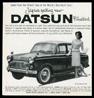 1960 Datsun Bluebird car photo vintage print ad