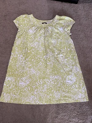 Camisola Stan Herman verde branca manga curta bolsos 100% algodão tamanho G - Imagem 1 de 4