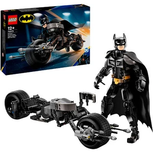 LEGO 76273 DC Super Heroes Batman Baufigur mit Batpod, Konstruktionsspielzeug - Bild 1 von 7