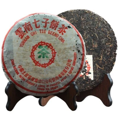 2003 CNNP Zhong Cha Yunnan Chi Tse Beeng Cha Puer Pu'er Puerh Raw Cake Tea 357g - Image 1 of 4
