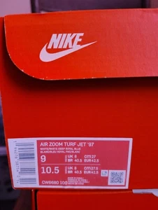 Nike Air Zoom Turf Jet '97 Barry Sanders - Talla 9 - Imagen 1 de 18