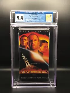 Armageddon (1998) - 1998 VHS - CGC 9.4 - SEALED - Watermarked - Bruce Willis - Picture 1 of 8