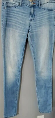 Pantalones de mezclilla Dittos 28 Legging tiro bajo ajustados azul lavado claro suaves 2 bolsillos traseros Foto 1 de 4