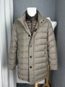 Moorer Verona Calegari - L Mens Coat Puffer Wool/Cashmere Size 56 - Picture 1 of 11