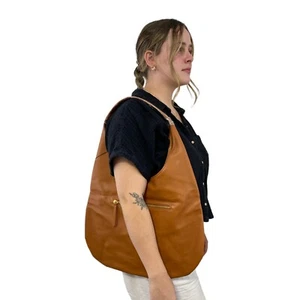 FAWN Women's The Slouchy Tote in Brown Matte FD0087 H7 - Picture 1 of 7