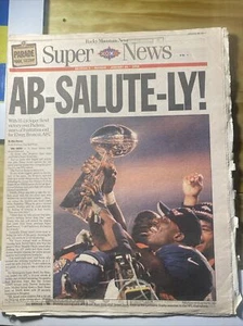 2/26/98 Rocky Mountain News Newspaper, Ab-salute-ly, Davis On Cover - Picture 1 of 5