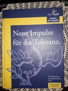 SIGNED HANS-JURGEN FIP, "NEUE IMPULSE FUR DIE TOLERANZ," (GERMAN POLITICIAN) - Imagen 1 de 8