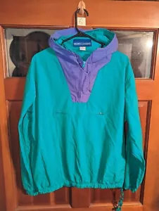 Prides Landing Windbreaker Jacket Blue Teal Purple Insulated Coat Small - Picture 1 of 4