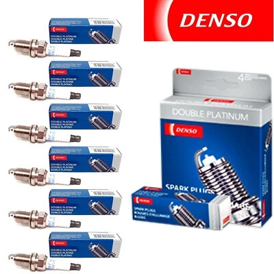 Paquete de 6 bujías Denso doble platino para Toyota Sienna 2001-2003 V6-3,0 L Foto 1 de 4