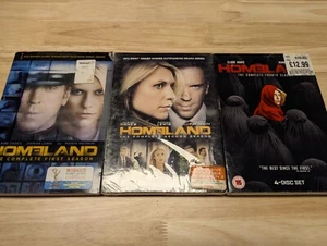 Homeland DVD Series 1 2 4 Complete Series 2012 Lot With Slipcover Free Shipping - Picture 1 of 6