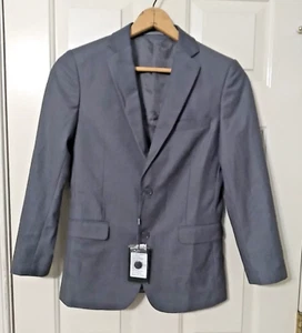Happy Planet Boys SZ 14 Grey Suit Jacket 2 Button Notch Lapel NWT - Picture 1 of 8