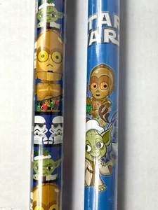 Disney Star Wars Weihnachten Geschenkpapier 2 verschiedene Stile 40 Quadratfuß Neu - Bild 1 von 7