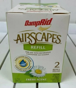 Damp Rid Airscapes 2 Refill Pouches Fresh Scent Eliminates Odors Discontinued - Picture 1 of 5