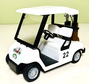 Kinsfun 4 1/2" Spielzeug Pull Back Action Golfwagen mit Golfschlägern Druckguss & Kunststoff - Bild 1 von 5