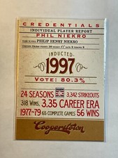 Phil Niekro 2012 Panini Cooperstown Credentials Insert #13 Atlanta Braves