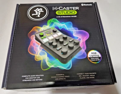Mackie M-Caster Studio Live Streaming Mixer Bluetooth - Image 1 of 4