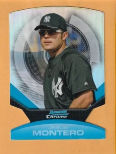 Jesus Montero New York Yankees 2011 Bowman cromo futuros refractor #19 - Imagen 1 de 2