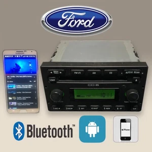 ✅05-07 Ford Escape Mariner AM FM OEM Radio 6CD BLUETOOTH FEATURE 5L8T-18C815-EC - Bild 1 von 3