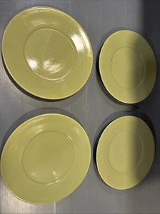Set Of 4 Tabletops Gallery MISTO GREEN Salad plate, 8 5/8" - Picture 1 of 4