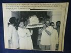 1991 Rahul Gandhi dad Rajiv's funeral New Delhi India Vintage Wire Press Photo
