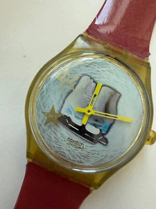 Swatch Vintage 1996 SLZ105 KATARINA WITT MUSICAL Swatch Watch 34mm - Bild 1 von 9