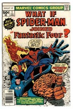 What If #1 Feb 1977 Spider-Man Joined Fantastic Four Marvel Disney+MCU 1st Print