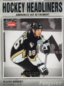 Mario Lemieux 2007 Fleer "HOCKEY HEADLINER" HL6 Free USA Shipping