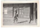 1950'S Korean War Soldiers Personal Photo Lady In Village Carrying Load On Head