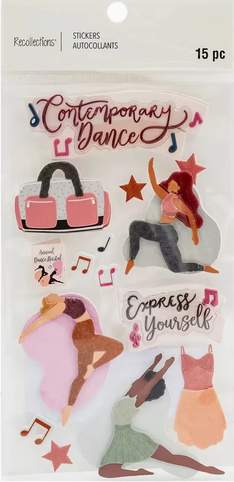 Pegatinas recuerdos recitales de música danza contemporánea danza exprés Foto 1 de 1